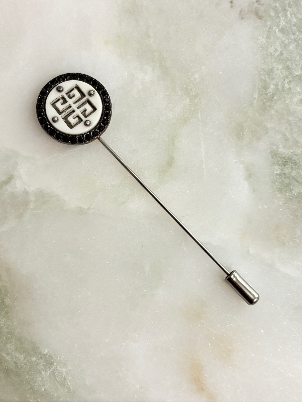 Givenchy Vintage Earring Stick Lapel Pin Brooch Upcycled